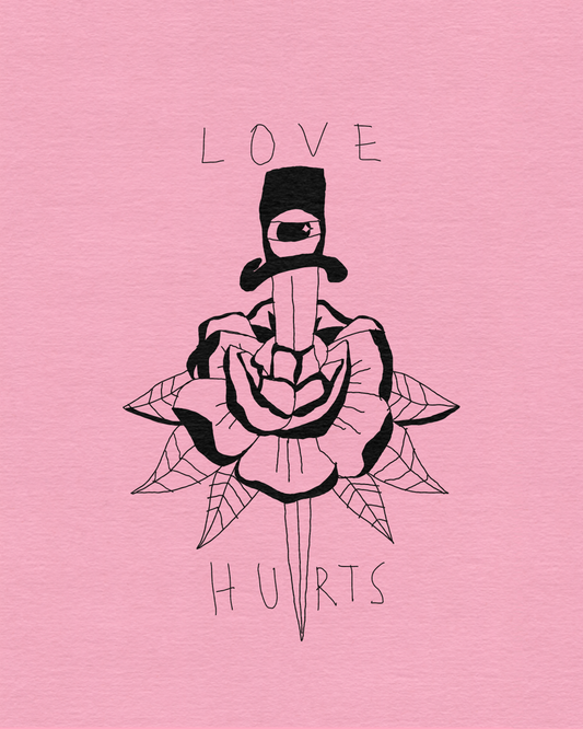 Love hurts, baby.